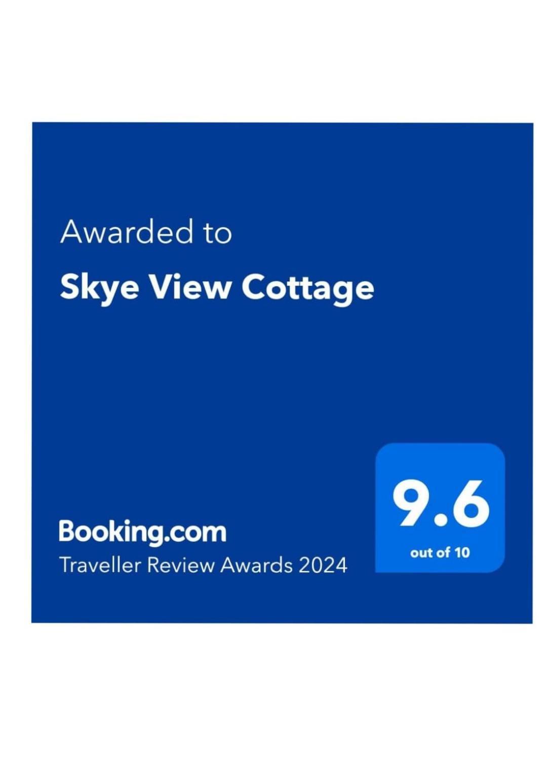Skye View Cottage Portree Dış mekan fotoğraf